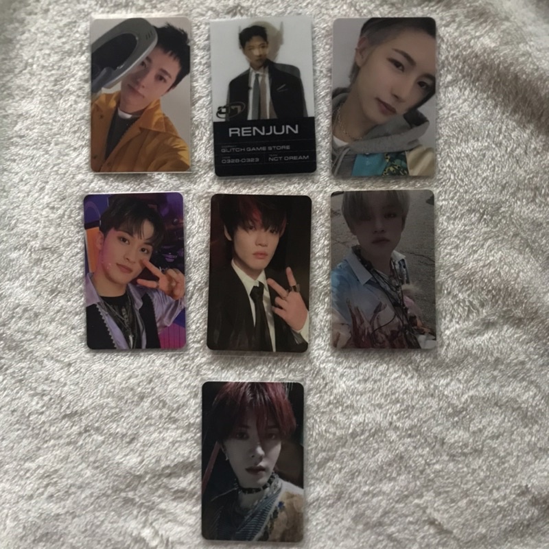 PC NCT MARK STICKY VER, PC RENJUN HOT SAUCE CRAZY, CHENLE CHILLING, CHENLE SCRATCH, RENJUN LENTI SCR