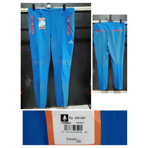 Celana Quick dry Panjang Original merk Consina type Valdivian XL