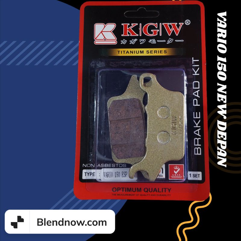 Kampas Rem Cakram Depan Vario 150 New Vario 125 New Kgw