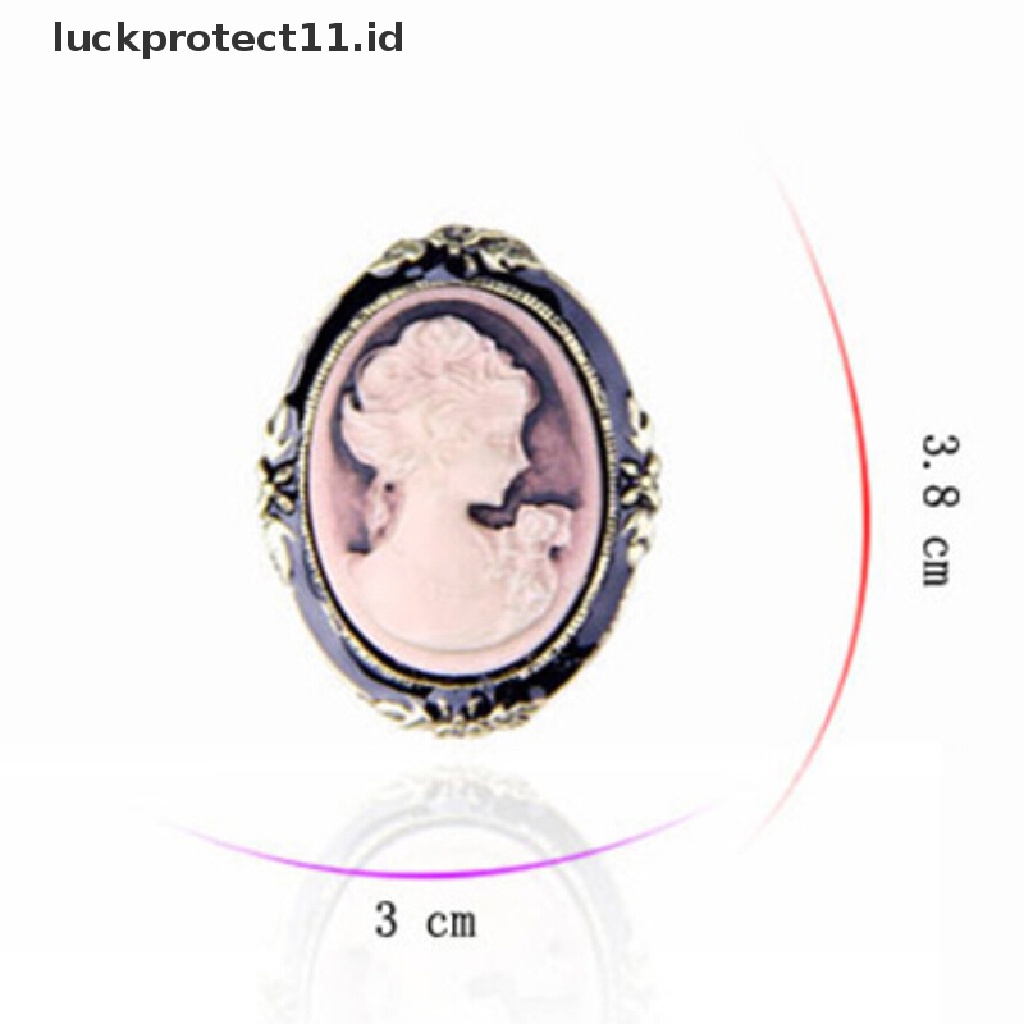 /Fashion Hot// Fashion// Wanita Vintage Cameo Elegan Bros Pin Antik Pernikahan Pesona Potret Bros Pin.