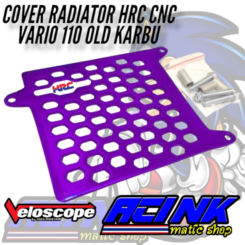 cover radiator hrc vario 110 karbu tutup cover radiator hrc cnc vario 110 old karbu