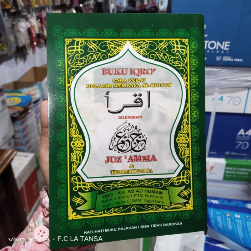 Buku Iqro'( jilid 1 sampai 6)