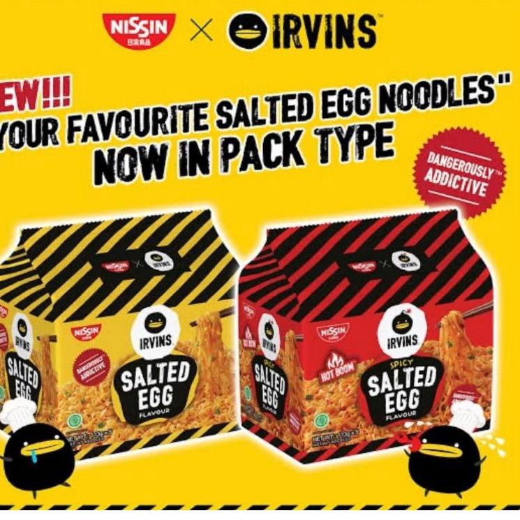 

<G-8&6♥☞> Nissin Irvins Noodle Salted Egg Spicy Salted Egg Ecer premium