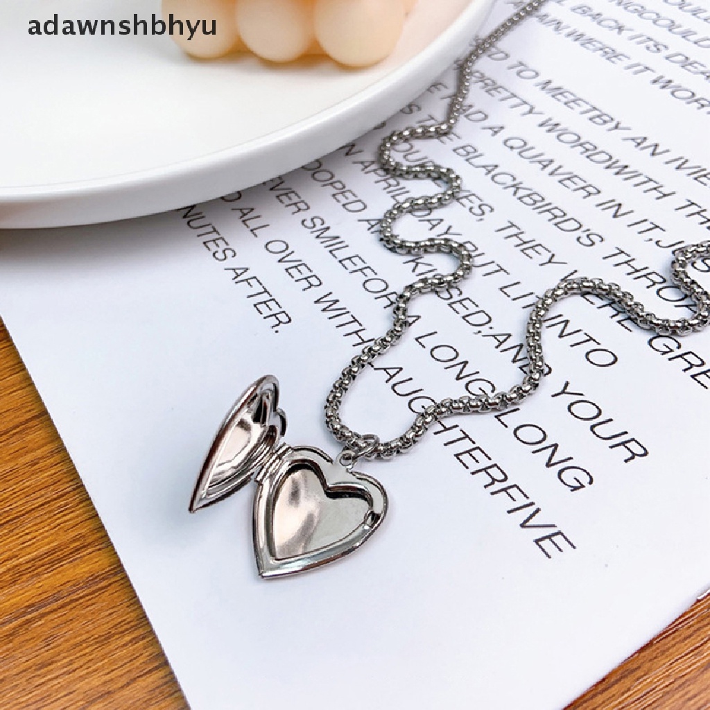 Adawnshbhyu Mood Necklaces Peach Heart Love Pendant Foto Kalung Kontrol Suhu Warna ID