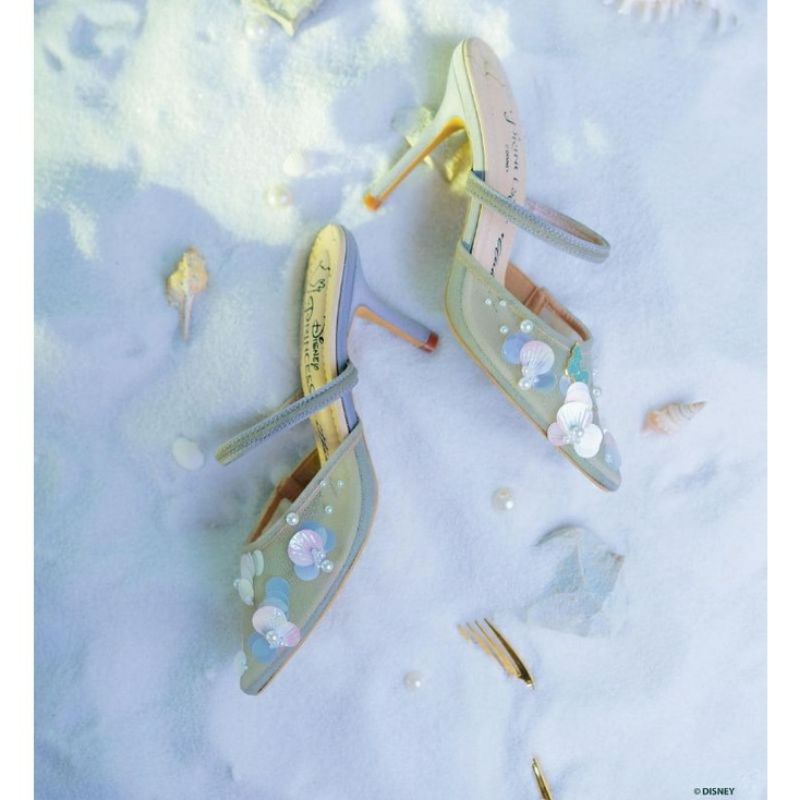 Ittaherl Ariel Under The Sea 60mm Heels Sage Size 38 Brand new. Lengkap card dan dustbag. Ready dipa