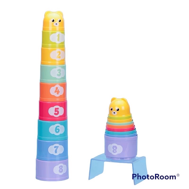 Mainan Gelas Susun Bayi Mainan Edukasi Bayi Gelas Susun 9 PCS