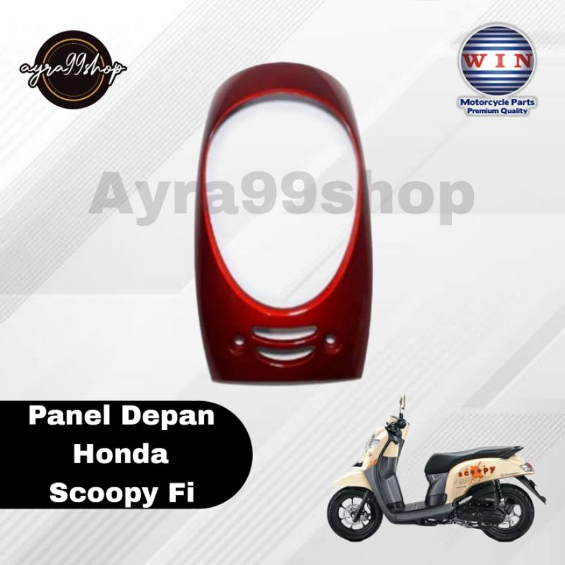 PANEL DASI COVER DADA MOTOR  COVER DEPAN HONDA SCOOPY FI K16 MERK WIN