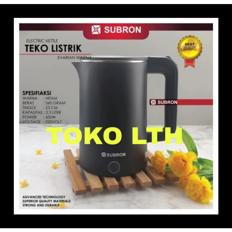 Jual Subron Teko Termos Listrik Liter Pemanas Air Ketel Electrik Low Watt Shopee Indonesia