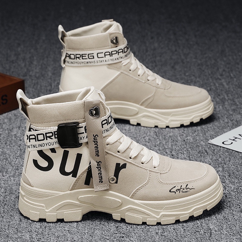 TBIG [COD] Sepatu Pria BOOTSUPR Ankle Boot Sepatu Import Pria Kuliah Kerja Santai