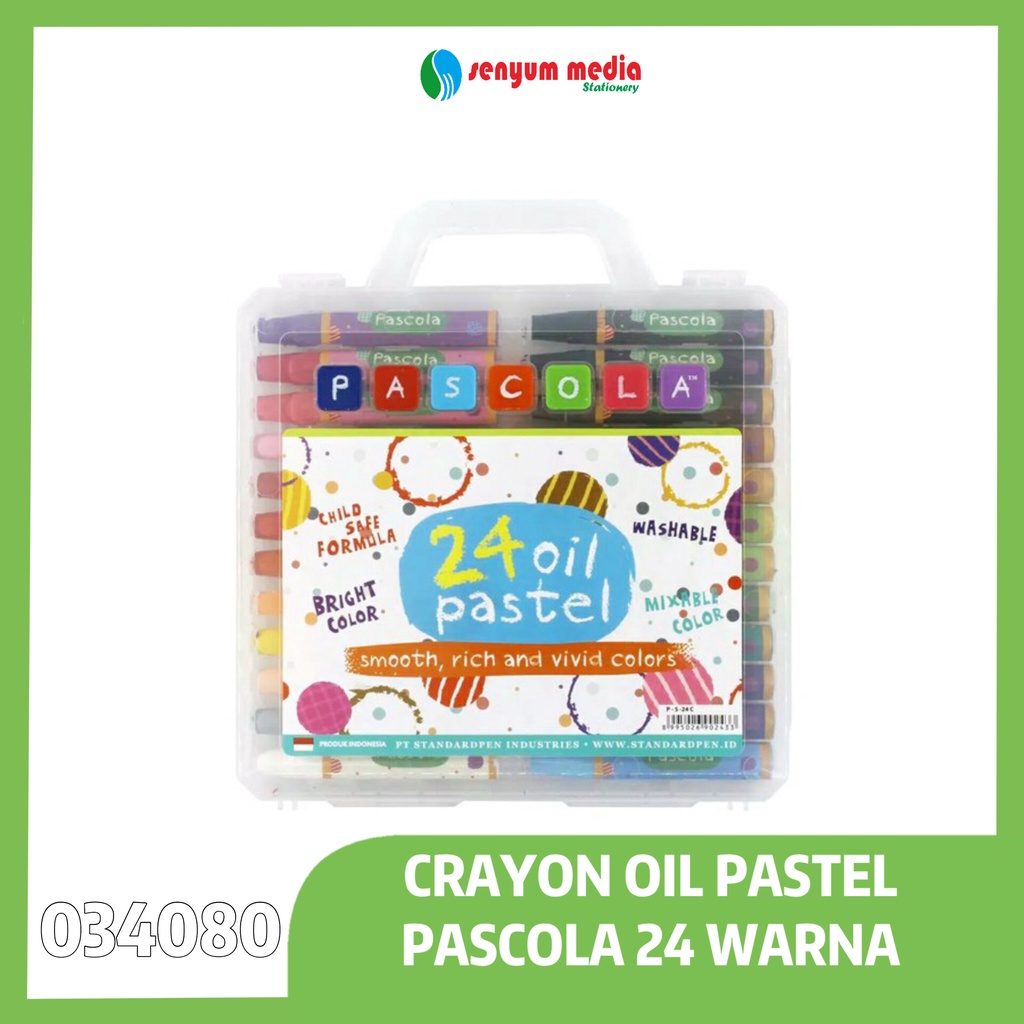 

Crayon Oil Pastel Pascola 24 Warna (1 Pcs) (S:PCS)