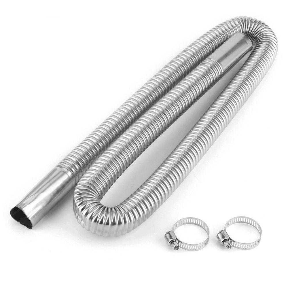 Lanfy Pipa Knalpot Tabung 1PC Konektor Pemanas Parkir Pemanas Tabung Aksesoris Stainless Steel Bagian Pemanas Air Heater Pipe