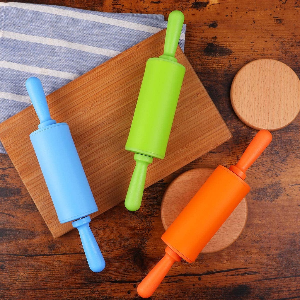 [GROSIR] ALAT PENGGILING ADONAN ROLLING PIN WARNA SILICON