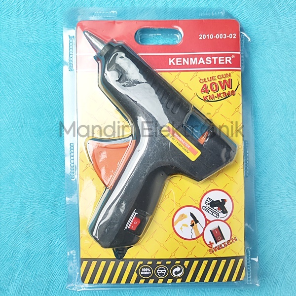 Alat Lem Tembak Bakar 40W Saklar Switch On Off Kenmaster - Glue Gun Pistol Lem tembak 40 Watt Kenmaster