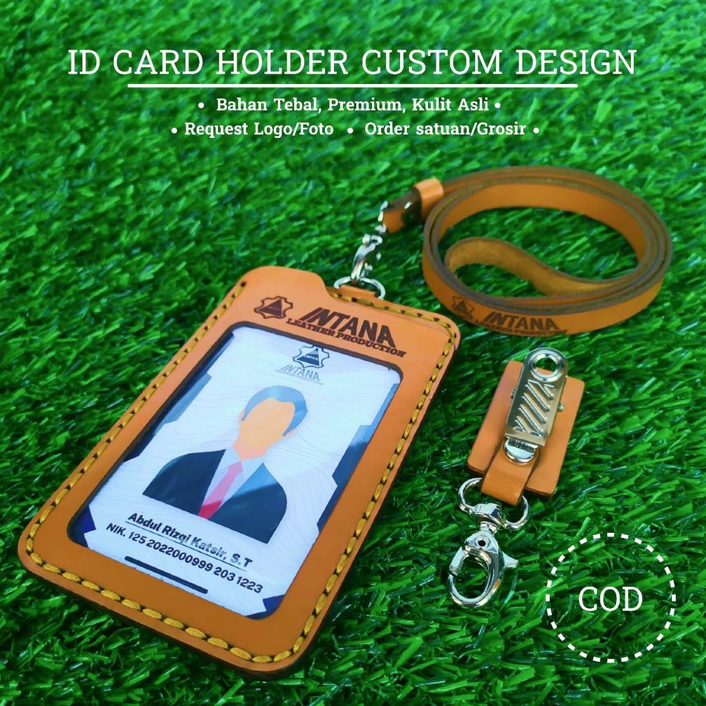 

LANYARD ID CARD KULIT CUSTOM ID CARD HOLDER KULIT TEMPAT ID CARD KULIT TERLARISS...,,,,,