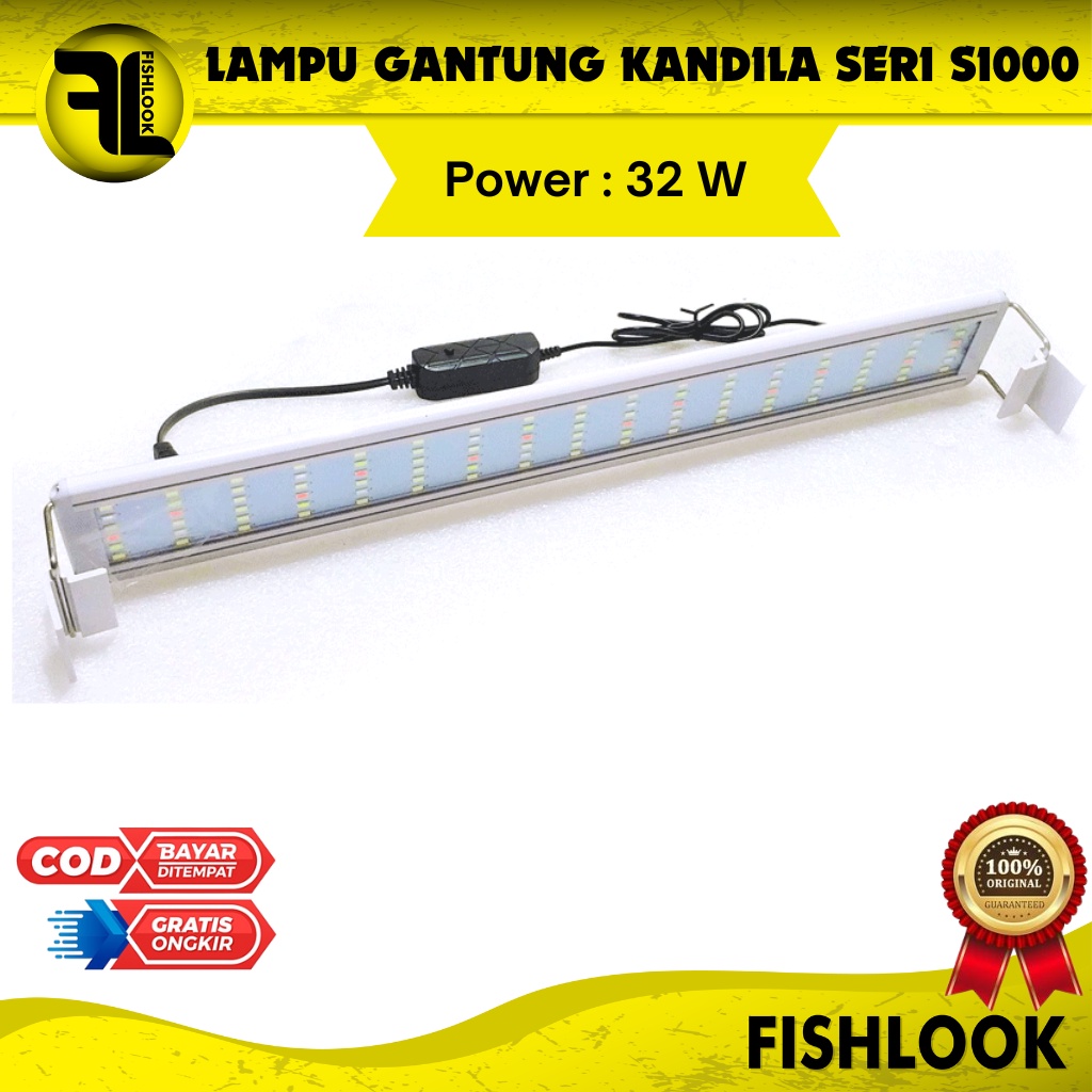 LAMPU KANDILA LED S1000 S-1000 32W AQUARIUM AQUASCAPE