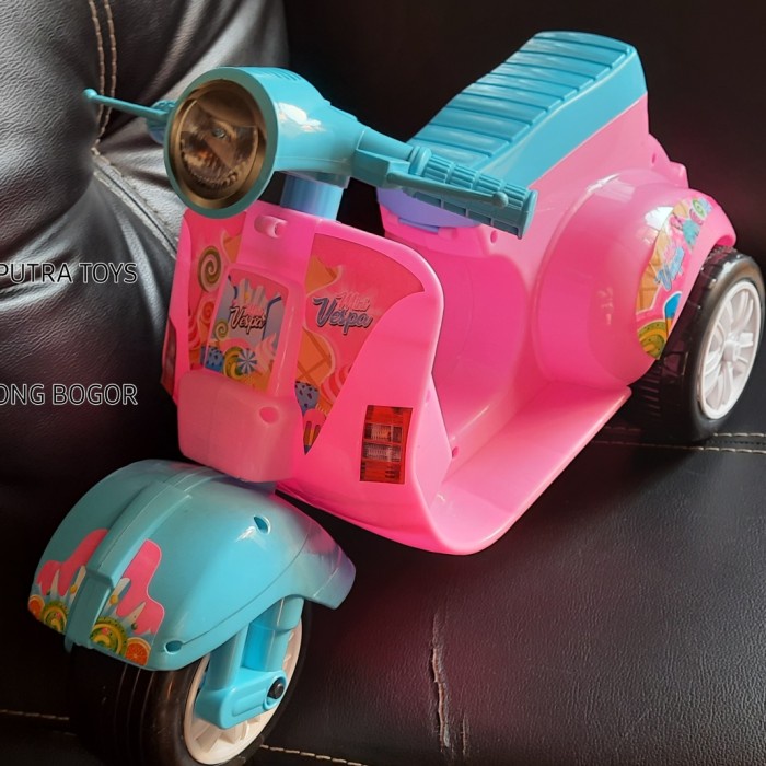 MOTOR VESPA ANAK DORONG RODA 3