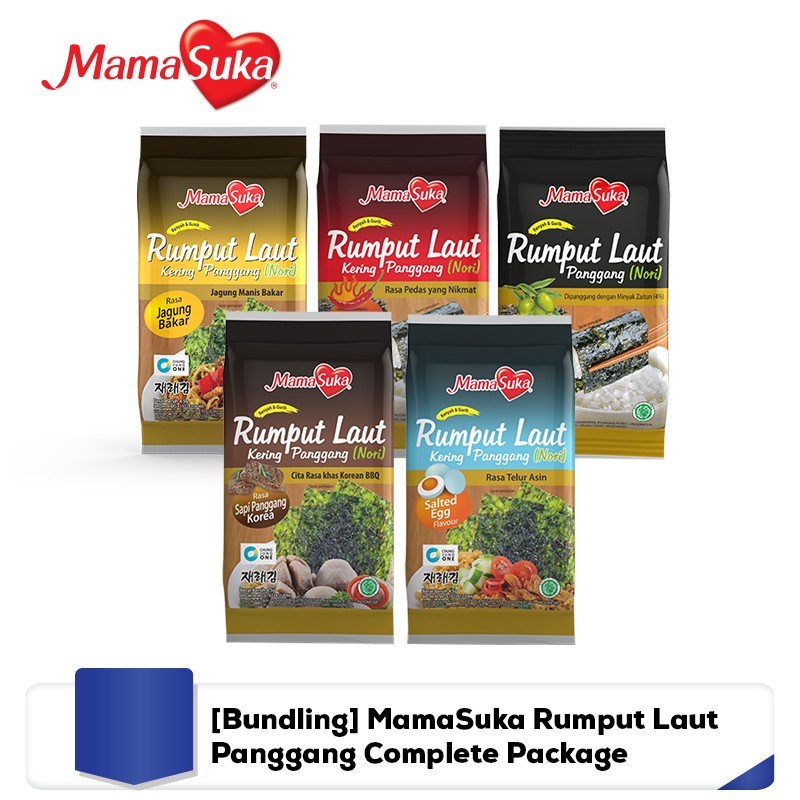 

Rumput Laut Panggang Mama Suka Complete Package 1pcs / satuan