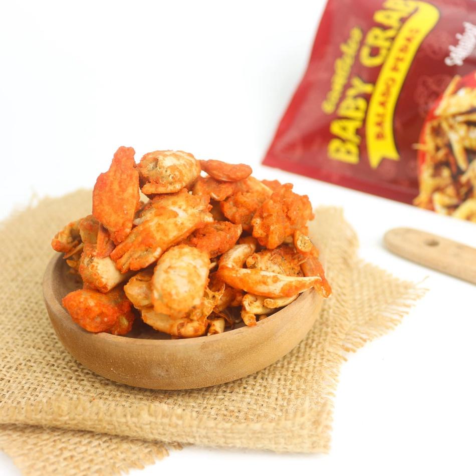 

(H1)8✓) Baby Crab Crispy / Izin Pirt Halal / Camilan / Keripik Crab / Snack / Kepiting Kriuk / Seafood / Crab Krips top produk