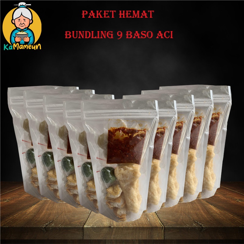 

paket 9 pcs baso aci kamameun