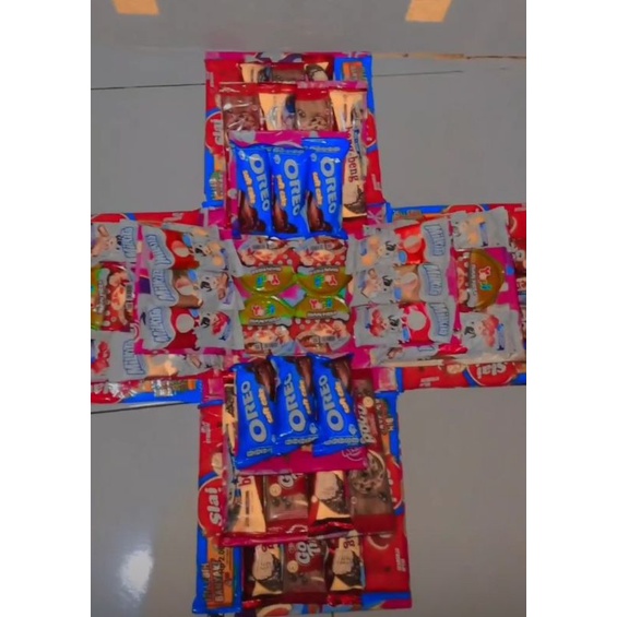 

Explosion Box Snack Box Kado Unik Hampers Box Snack Box 3 Layer 1 Kotak