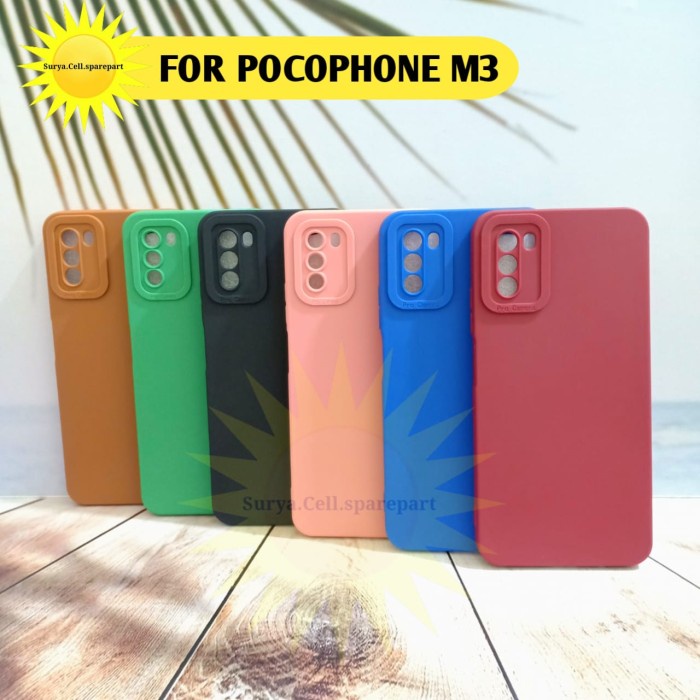 Case Slim Matte Pro Camera Xiaomi Pocophone M3 - SC