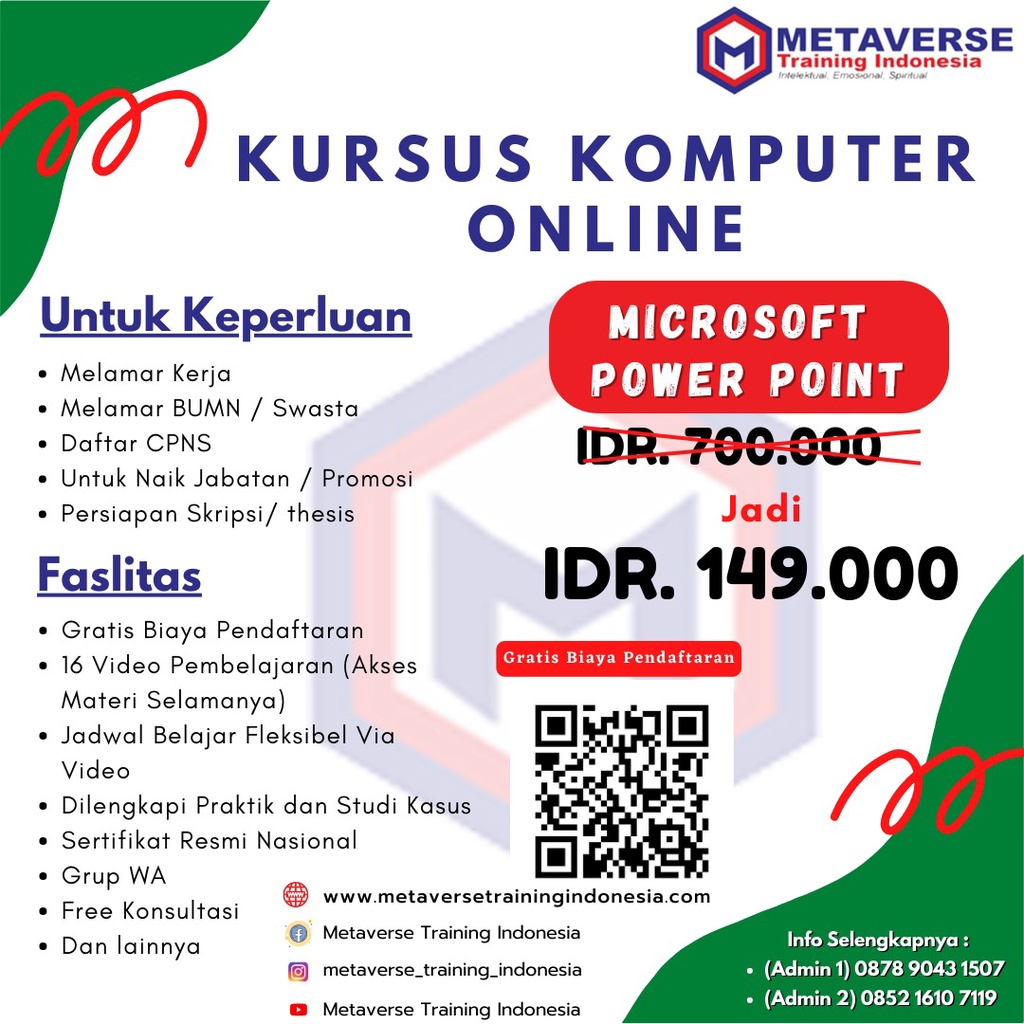 Kursus Online Microsoft Power Point Bersertifikat Resmi