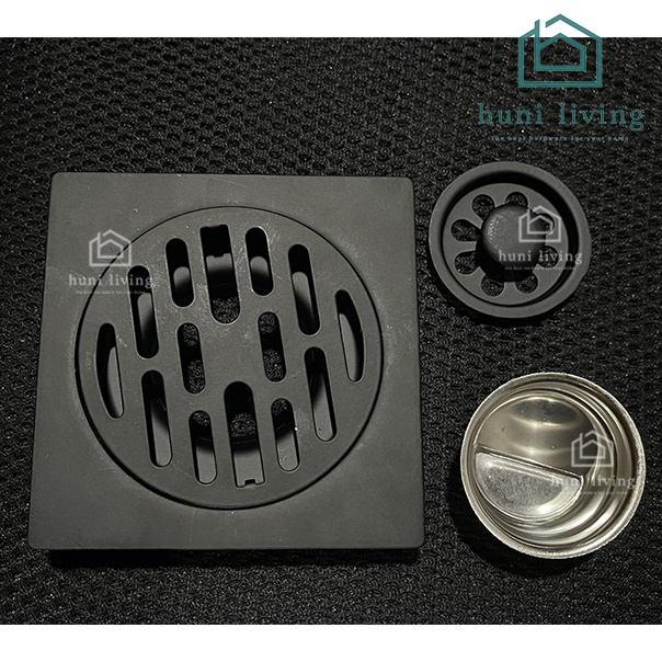 Harga TERMURAH Anti Karat 1SET Saringan Got Stainless HITAM Floor drain buangan air Black Anti karat premium kualitas