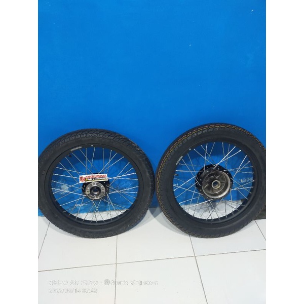 VELG SET ROSSI RING 18 DEPAN 160 BELAKANG 185
