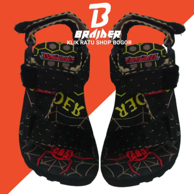 SANDAL SLIP ON SLOP GUNUNG ANAK LAKI-LAKI USIA 2 SAMPAI 5 TAHUN BRAIDER MINI TERBARU/ SENDAL GUNUNG KOKOP ANAK LAKI-LAKI BRAIDER MURAH