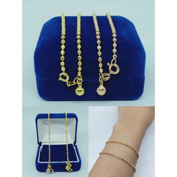 gelang tangan fashion import perhiasan perak925 asli lapis emas model bijilada ukir/polos+1bel s925.