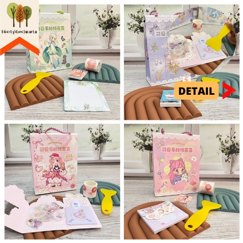 

Paket Sticker Paper Bag QJF-D Lengkap Alat Perata Lucu Model Cewe Sweet Import Funny Fancy Stuff Best Gift Stationery For School Alat Tulis Kantor Sekolah Ready Grosir Kado Ulang Tahun READY COD