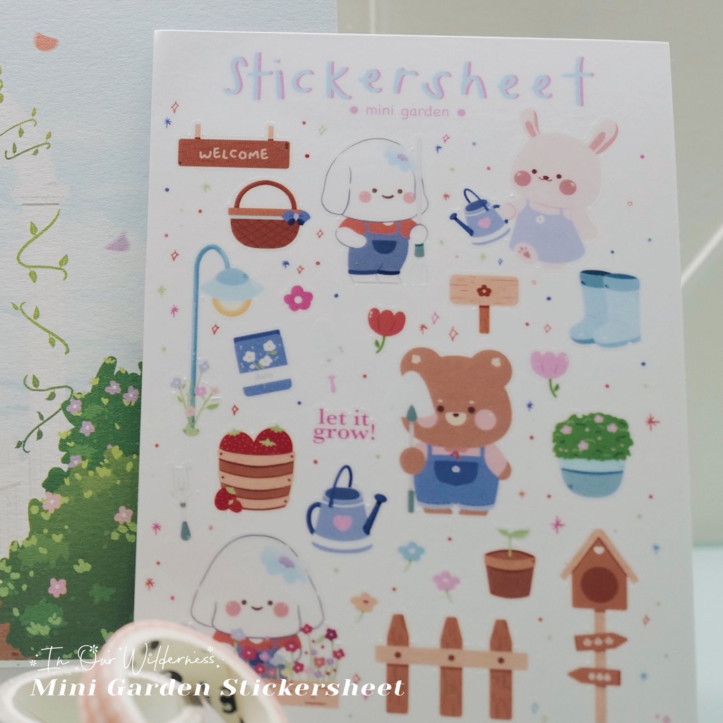

In Our Wilderness Mini Garden Stickersheet
