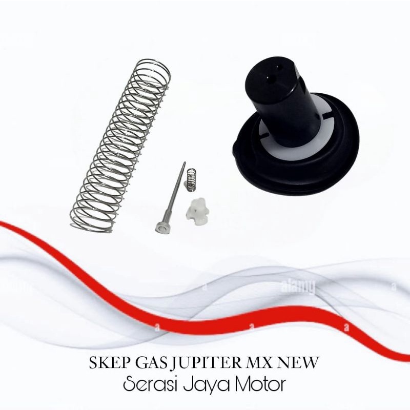 SKEP GAS KARET VAKUM KOMPLIT YAMAHA JUPITER MX NEW