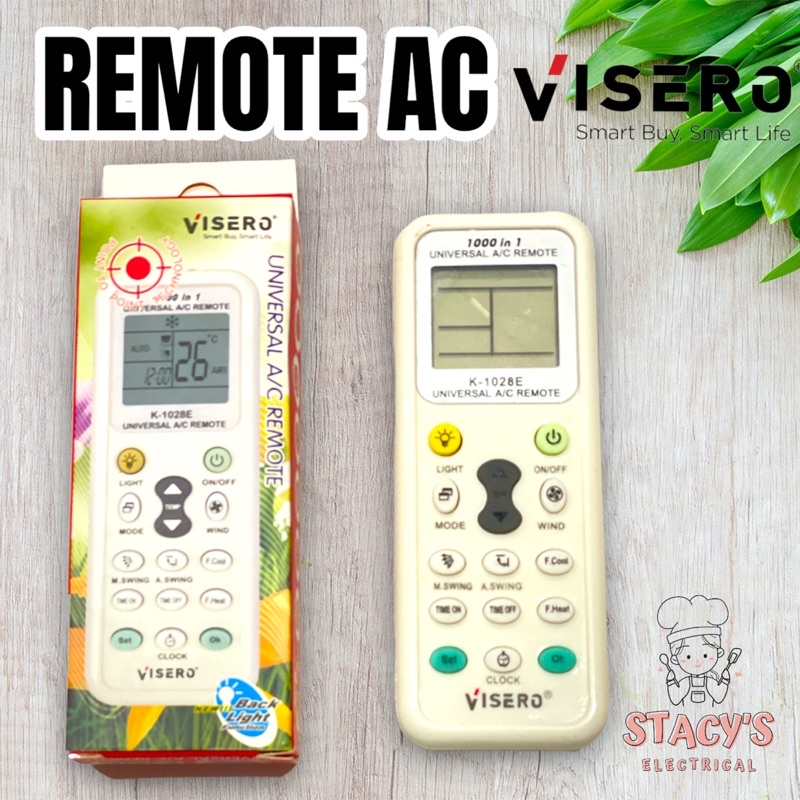 REMOTE AC MULTY UNIVERSAL VISERO