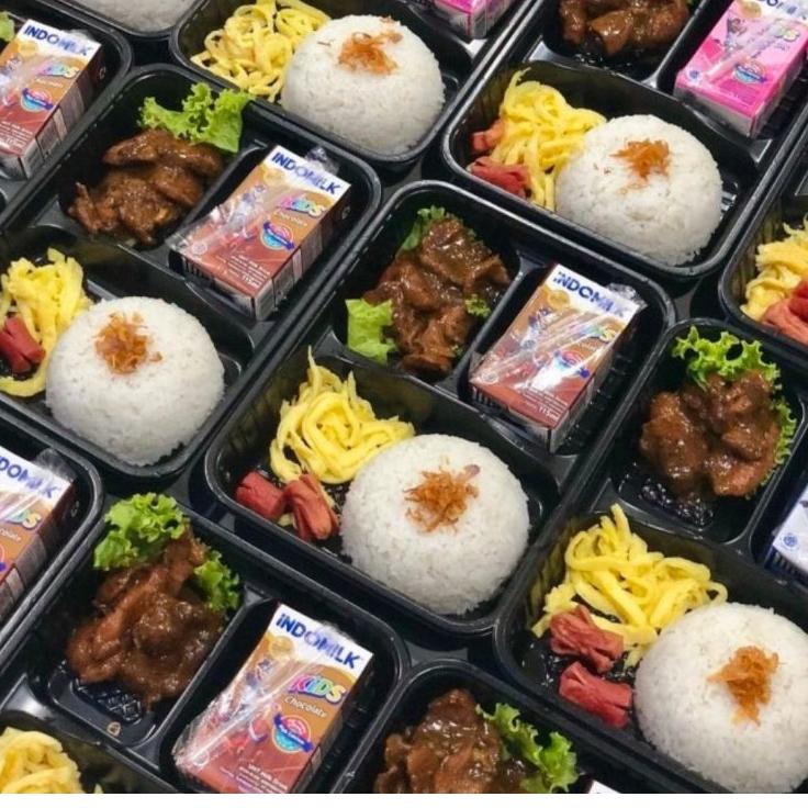 

FLASH SALE Nasi Bento Kids Daging Teriyaki Plus Susu Kotak Termurah Halal