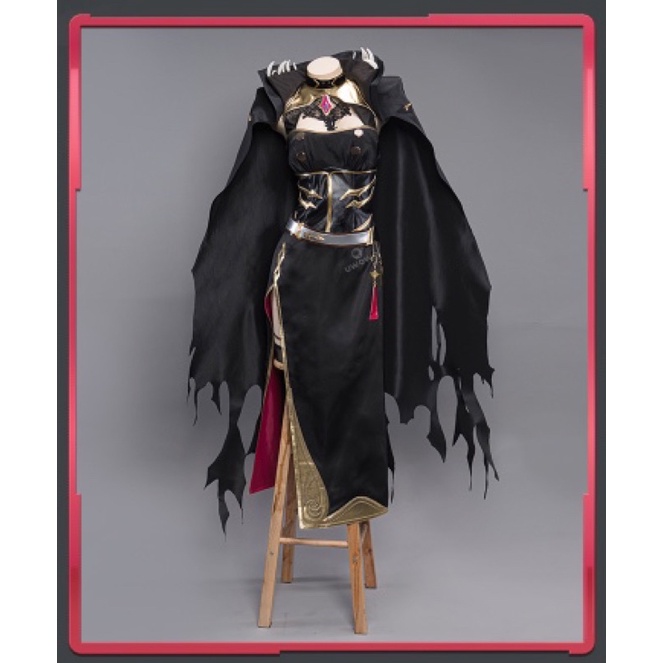 In Stock UWOWO Hololive English Vtubers: Mori Calliope Grim Reaper Dress Cosplay Costume