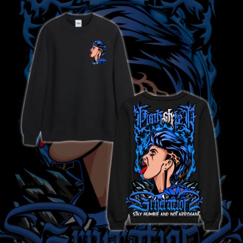 SWEATER PUNKSHTER GENERATION TERBARU FULL PUNGGUNG A2