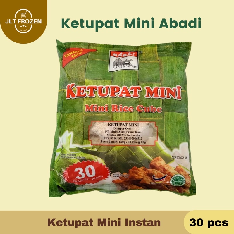 

ADABI KETUPAT MINI 30 Pcs - 600g [EXP JUNI 2026]