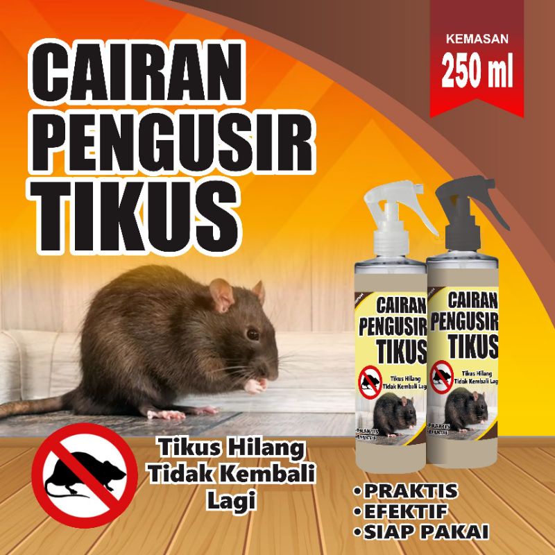 Cairan pengusir tikus ampuh kemasan spray 250 ml