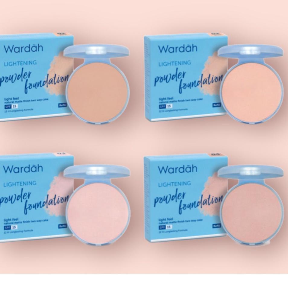 Cepaat--[COD] TERMURAH REFILL WARDAH LIGHTENING BEDAK PADAT NO 2 GOLDEN BEIGE SPF15