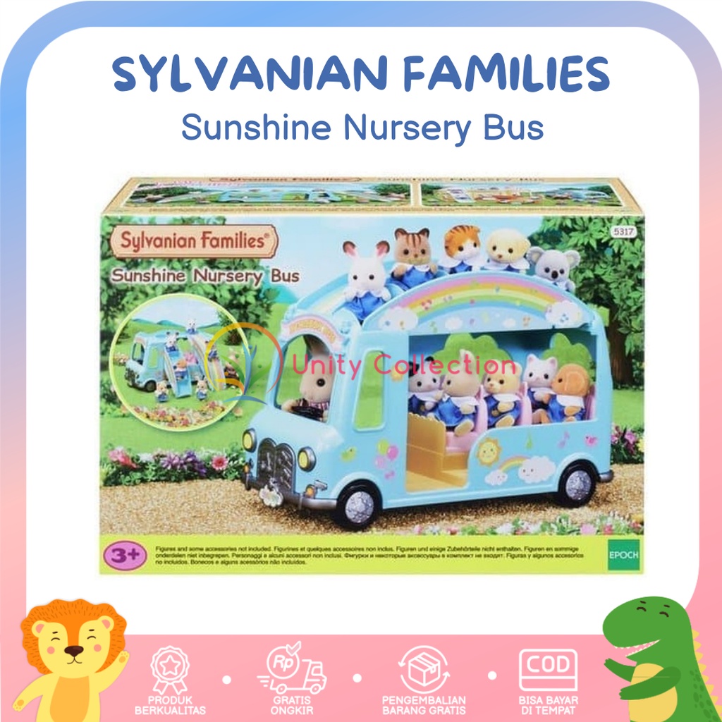 Sylvanian Families Sunshine Nursery Bus