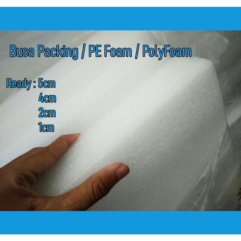 Busa Packing PE Foam Polybonding 50x50 cm / Busa Gabus Elastis Dekorasi Bunga