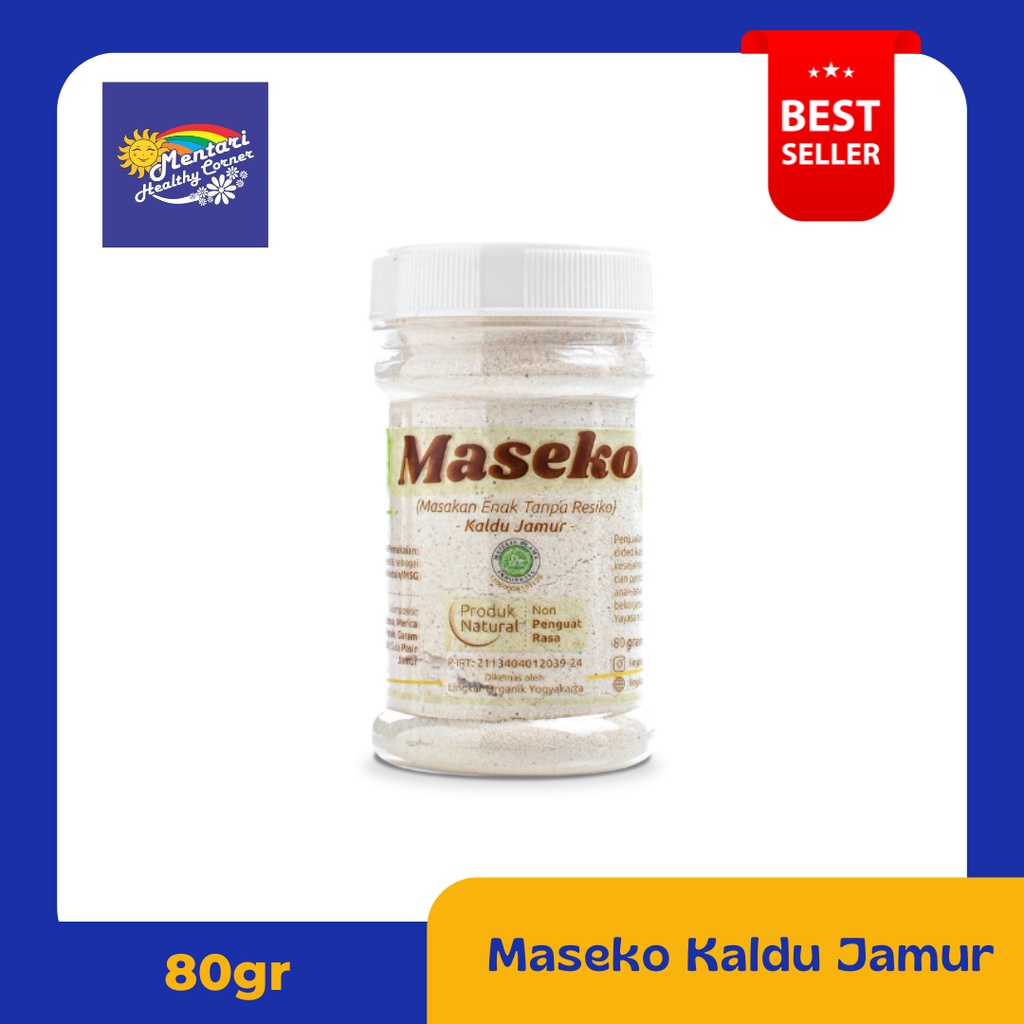 Lingkar Organik Maseko Kaldu Jamur Botol 80gr