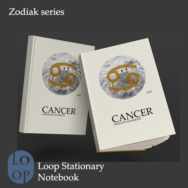 

NOTEBOOK DIARY POCKET 50 Pages / 100 Pages / BUKU CATATAN MURAH BERKUALITAS - ZODIAK SERIES CANCER