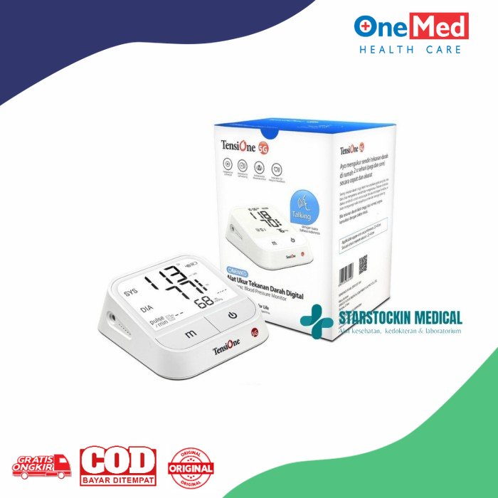 Tensimeter Digital TensiOne 5G Onemed Suara / Voice