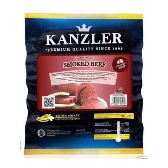 

kanzler smoked beef daging sapi asap 250 gr