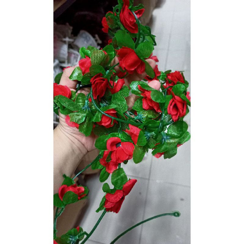 BUNGA HIAS BUNGA RAMBAT PLASTIK