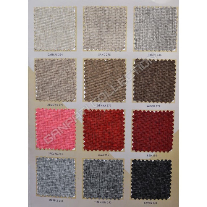 Kain Interior Hikaron Kanvas - Kagawa (Sofa, Jok, Kursi, Furniture)