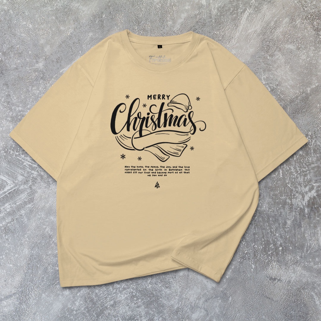 Fortglass Ctypo Kaos Oversize T-Shirt Cowok Premium