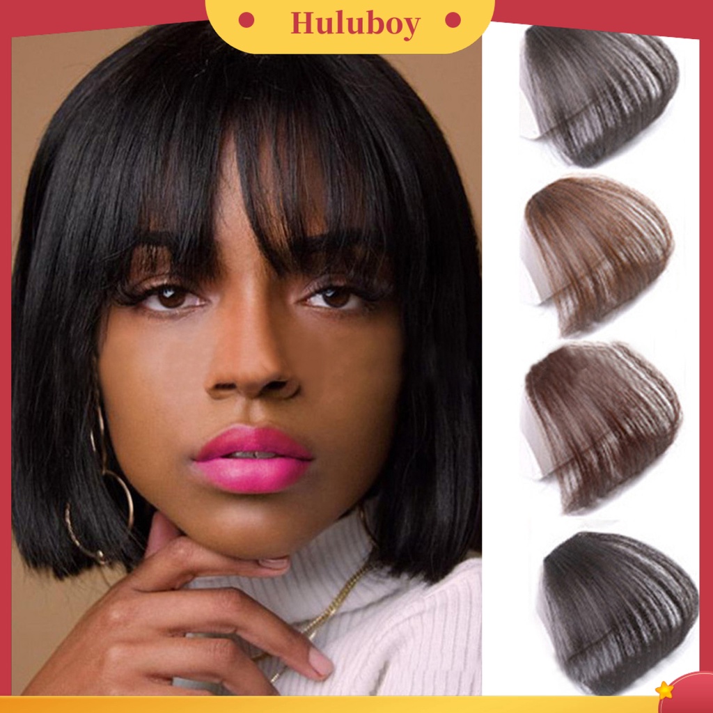 Wig Poni Rambut Palsu Bahan Serat Imitasi Warna Cerah Untuk Wanita